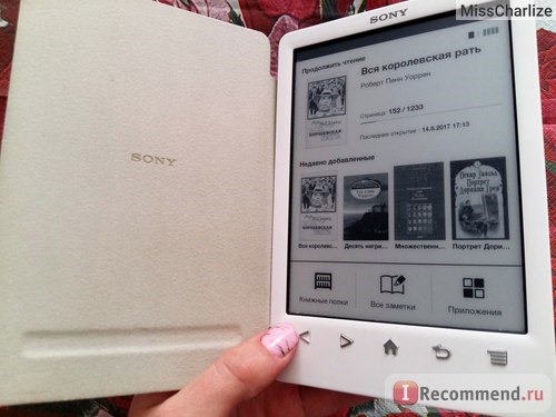 Электронная книга Sony PRS-T3 Reader фото