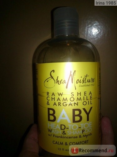 Детский гель для купания Shea Moisture Baby Head-To-Toe Wash & Shampoo, Raw Shea Chamomile & Argan Oil, 13 fl oz (384 ml) фото