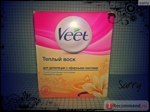 Теплый воск Veet Salon с эфирными маслами фото