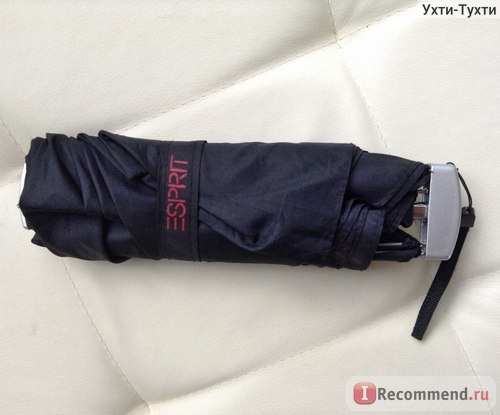 Зонт Aliexpress Free Shipping 165g Fiber Ultra-thin Light Umbrella Rain Women And Men's Mini Fashion ESPRIT фото