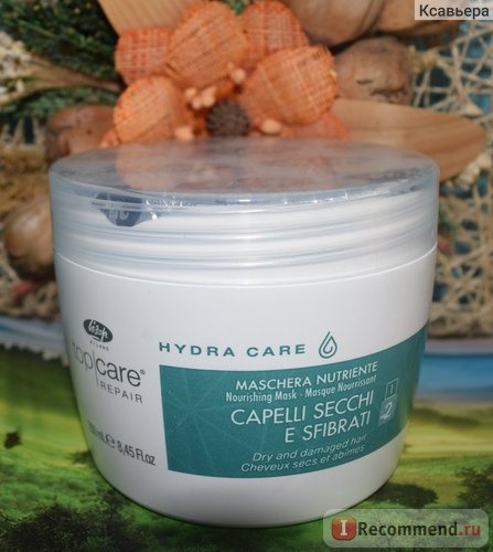 Интенсивная питательная маска Lisap Milano Hydra Care - Nourishing Mask фото