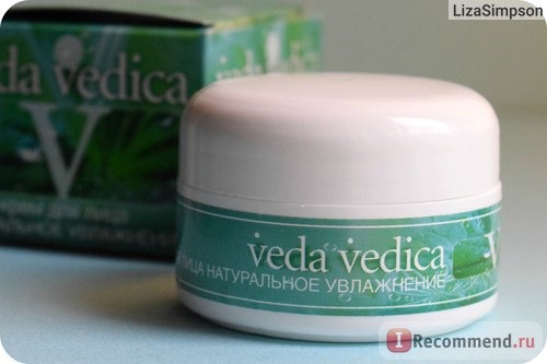 Veda Vedica крем для лица натуральное увлажнение
