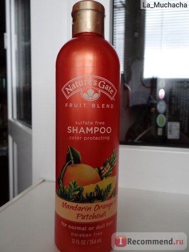 Шампунь для окрашенных волос Nature's Gate, Shampoo, Mandarin Orange & Patchouli фото