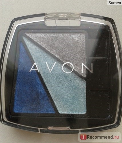 Тени для век Avon трехцветные Грани цвета фото