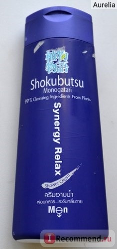 Крем-гель для душа Shokubutsu Monogatari shower cream synergy relax sport for men фото