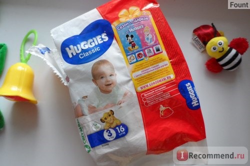 Подгузники Huggies Classic в НОВОЙ упаковке фото