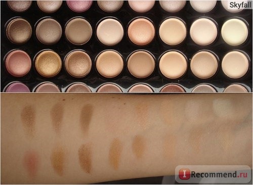 Тени для век Manly Cosmetics Makeup Warm Pro 88 Full Color Eyeshadow Palette Палетка теней 88 цветов фото