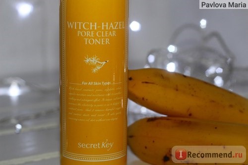 Тонер Secret Key с гамамелисом для очистки пор Witch-hazel Pore Clear Toner фото