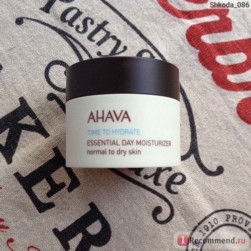 Крем для лица AHAVA Time To Hydrate Essential Day Moisturizer Normal To Dry Skin базовый увлажняющий дневной для нормальной и сухой кожи фото