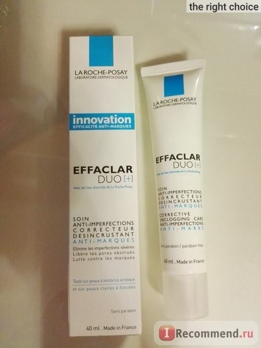 Гель-крем для лица La Roche Posay Effaclar DUO[+] фото