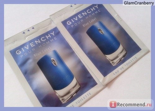 Givenchy Pour Homme Blue Label eau de toilette фото