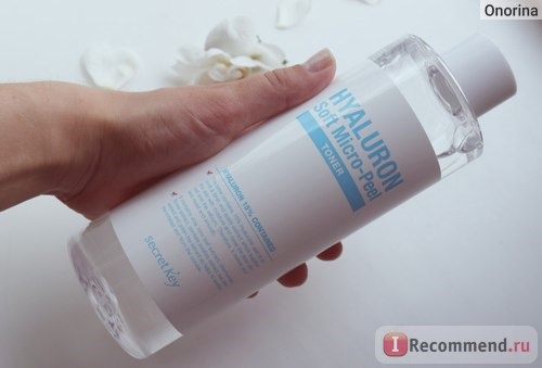 Тонер SECRET KEY HYALURON Soft Micro-Peel Toner фото