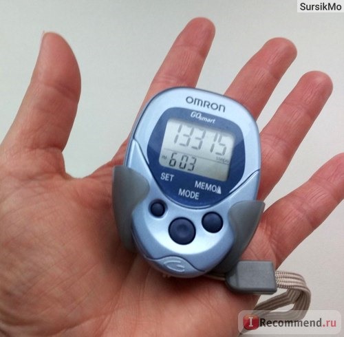 ШАГОМЕР OMRON HJ-112 Digital Pocket Pedometer фото