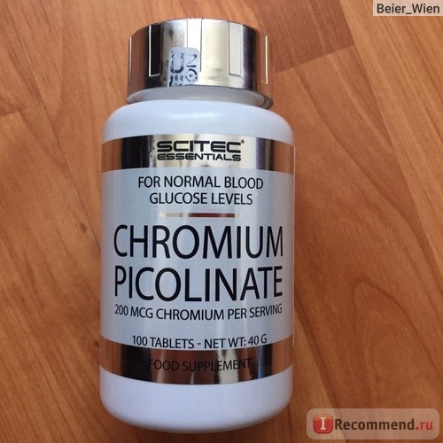 Спортивное питание SCITEC ESSENTIALS Chromium Picolinate фото