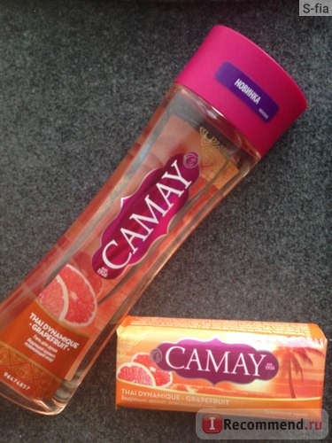 Гель для душа Camay Dynamique С бодрящим ароматом розового грейпфрута фото