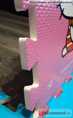Коврик-пазл развивающий Aliexpress Meitokuu Baby EVA foam play Puzzle Mat for kids/9pcs Cartoon Interlocking floor pad Each:30cmX30cm=12