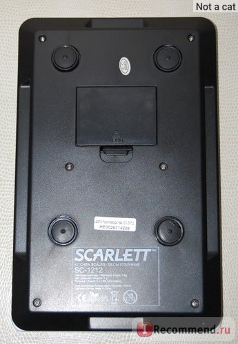 Весы кухонные SCARLETT SC-1212 фото