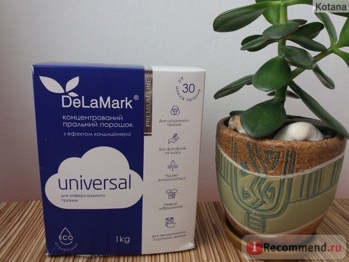 Средство для стирки Delamark Royal Powder Universal с эффектом кондиционера фото