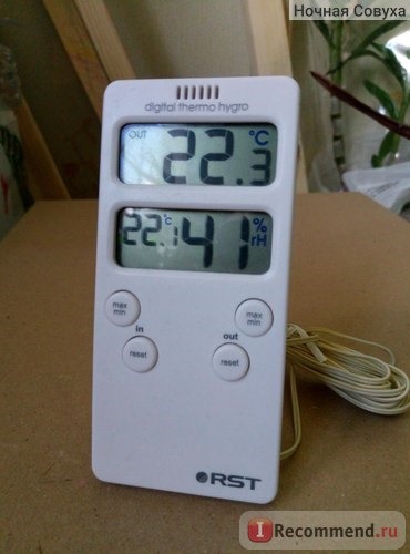 Цифровой термогигрометр RST 06012