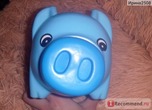 Копилка Aliexpress Portable Cute Plastic Piggy Bank Saving Cash Coin Money Box Children Toy Kids Gifts Home Collection 3 Colors фото