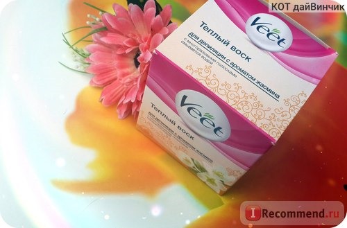 Теплый воск Veet Salon с ароматом жасмина фото