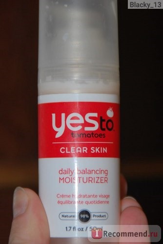 Крем для лица YES TO Yes To Tomatoes Clear Skin Daily Balancing Moisturizer фото