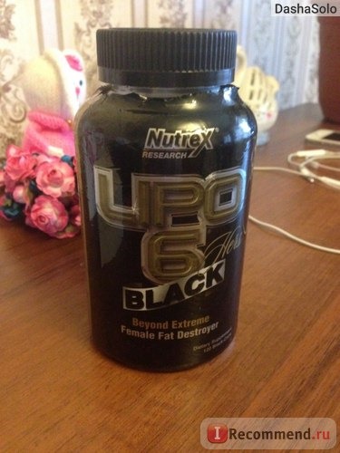 Спортивное питание Nutrex Lipo 6 black hers фото