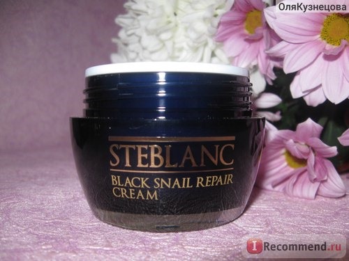 Крем для лица Steblanc Black Snail Repair Cream фото