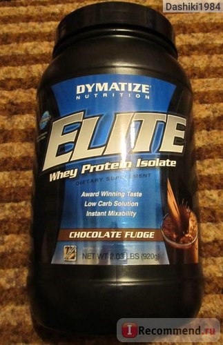 Спортивное питание Dymatize elite whey protein isolate фото