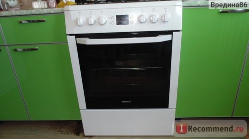 Комбинированная плита BEKO CSE 62320 GW фото