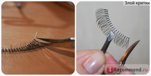 Накладные ресницы Aliexpress 10 pairs handmade fake false eyelash natural look transparent stem 218 wholesale фото