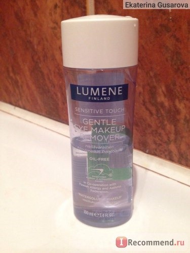 Средство для снятия макияжа с глаз Lumene Sensitive Touch Gentle Eye Makeup Remover фото