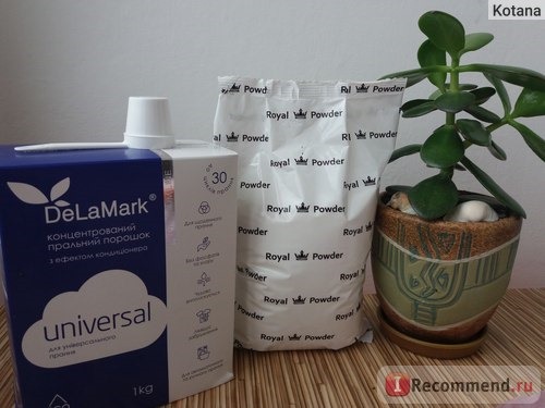 Средство для стирки Delamark Royal Powder Universal с эффектом кондиционера фото