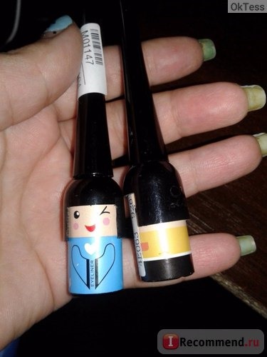 Подводка для глаз Aliexpress 2015 NEW Women Beauty Eye Care Cute Black Waterproof Liquid Eye Liner Pen Makeup Cosmetic M01147 фото