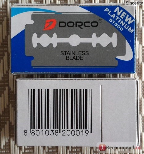 Лезвия для станка Dorco Platinum ST300 фото