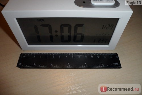 Часы настольные Ebay Piano Paint LCD Display Travel Desk Alarm Clock Date Thermometer Calendar Snooze фото