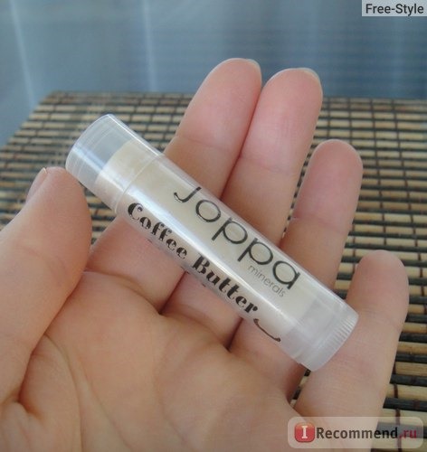 Бальзам для губ Joppa minerals Coffee Butter Lip Balm Натуральный с маслом кофе фото