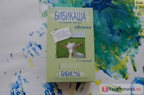 Каша Бибиколь Бибикаша на козьем молоке овсяная фото