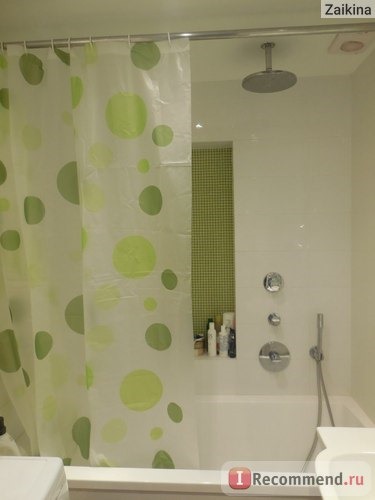 Aliexpress Brand New Dots Dotted Waterproof PEVA Shower Curtain Bathroom Bath фото