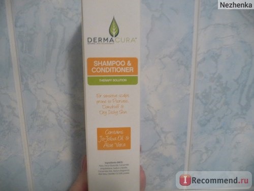 Шампунь Dermacura Органический шампунь-кондиционер для чувствительной кожи головы фото