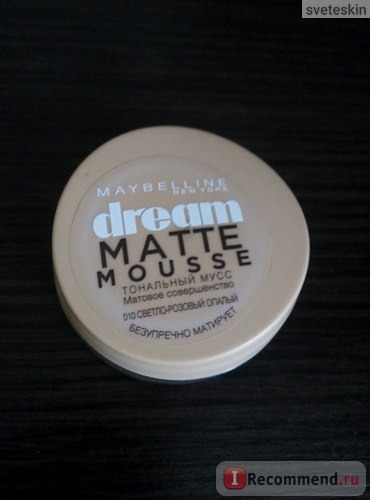 Тональный мусс для лица MAYBELLINE dream matte mousse фото