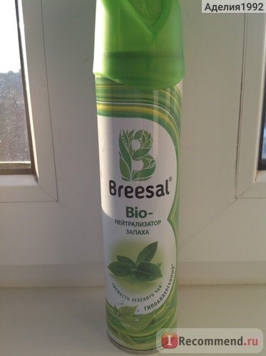 Освежитель воздуха Breesal Био-нейтрализатор запаха Свежесть зеленого чая фото