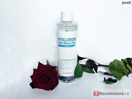 Тонер SECRET KEY HYALURON Soft Micro-Peel Toner фото