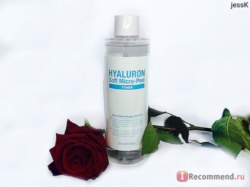 Тонер SECRET KEY HYALURON Soft Micro-Peel Toner фото