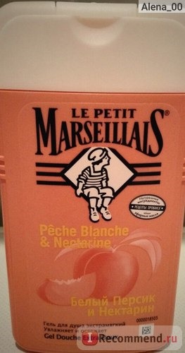 Гель для душа Le Petit Marseillais «Белый Персик и Нектарин» фото