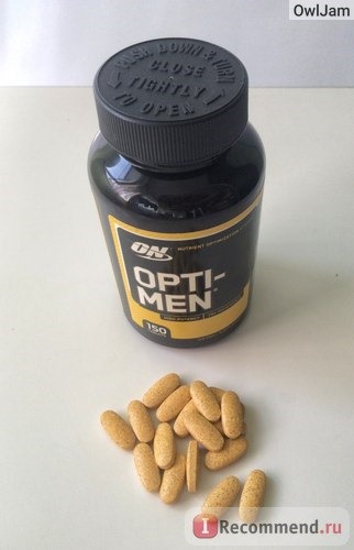 Спортивное питание Optimum Nutrition OPTI-MEN фото