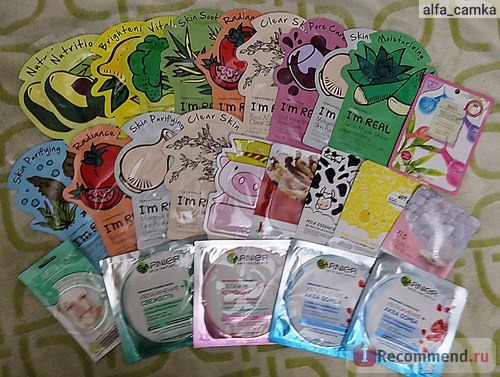 Тканевая маска для лица TONY MOLY I'm Real Mask Sheet фото