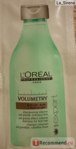 Шампунь L'Oreal Professionnel Volumetry Salicelic Acid+HydraLighht для придания объема тонким волосам с антигравитационным эффектом фото