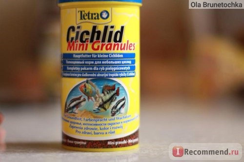 Tetra Cichlid Mini Granules фото