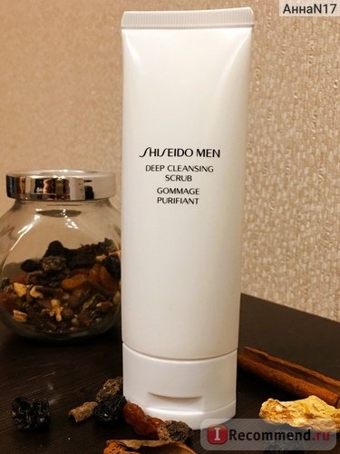 Скраб для лица Shiseido Men Deep Cleansing Scrub фото